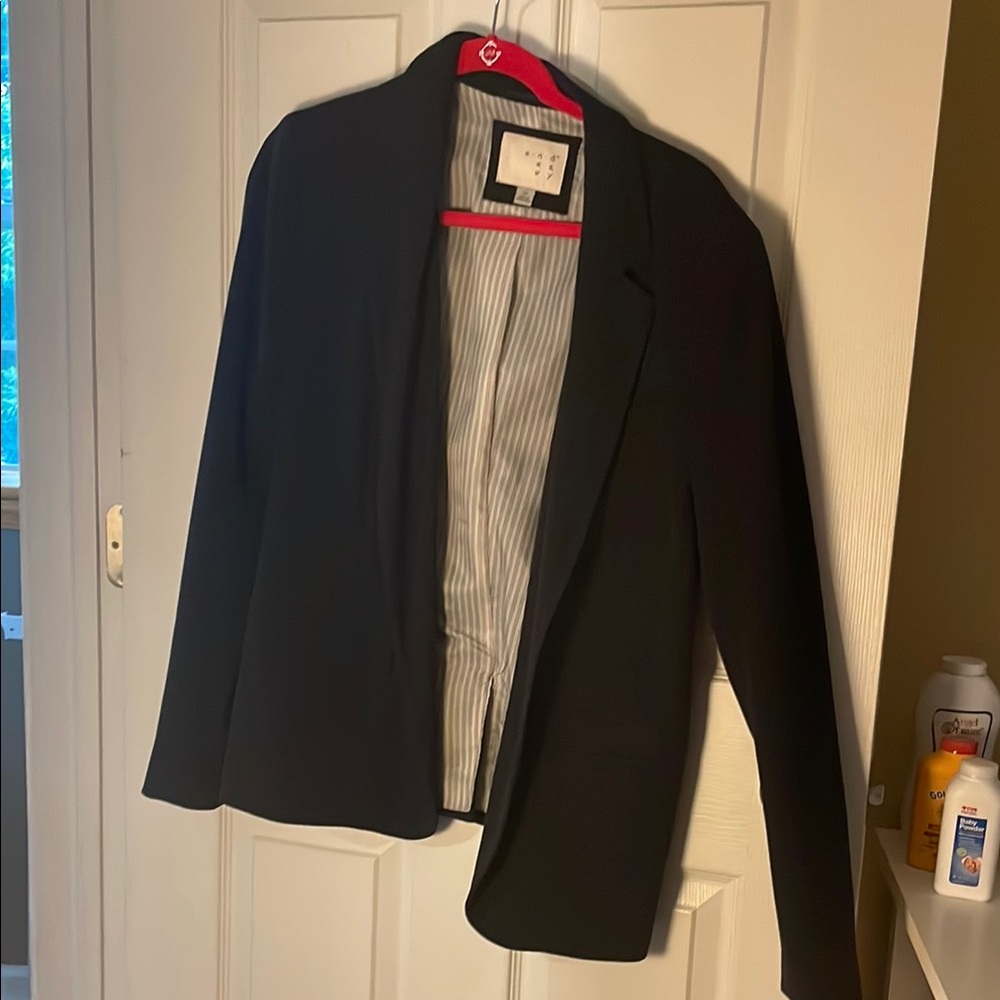 A New Day Navy Blue Blazer Classic Suit Jacket